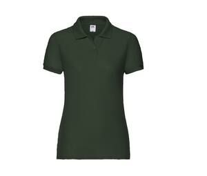 Fruit of the Loom SC281 - Women's piqué polo shirt Bottle Green