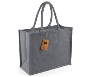 Westford mill WM407 - Jute Classic Shopper Graphite Grey/Graphite Grey