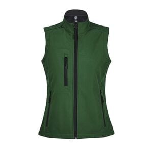 SOL'S 46801 - RALLYE WOMEN Sleeveless Soft Shell Jacket Bottle Green