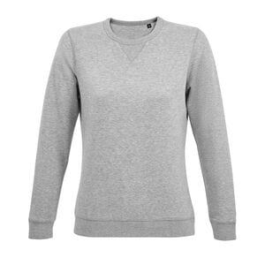SOL'S 03104 - Sully Women Round Neck Sweatshirt Mixed Grey