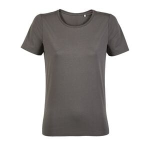 NEOBLU 03185 - Lucas Women Women’S Short Sleeve Mercerised Jersey T Shirt Gris léger