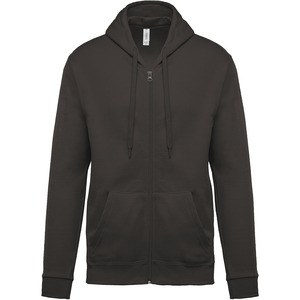 Kariban K479 - Zipped hooded sweatshirt Dark Grey