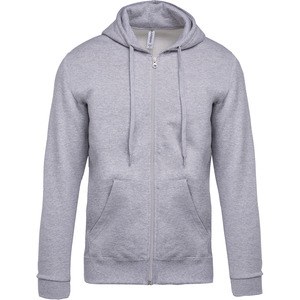 Kariban K479 - Zipped hooded sweatshirt Oxford Grey