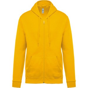 Kariban K479 - Zipped hooded sweatshirt Yellow