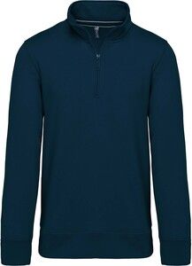 Kariban K487 - Zipped neck sweatshirt Navy