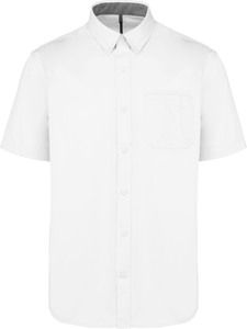 Kariban K587 - Men's Ariana III short-sleeved cotton shirt White