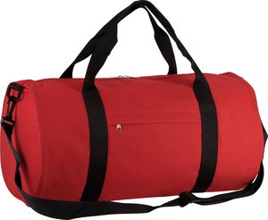 Kimood KI0633 - Tube shaped tote bag Red / Black
