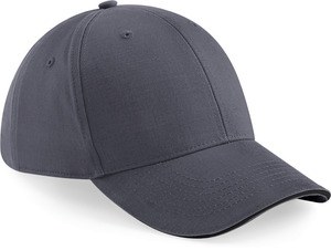 Beechfield B20 - Athleisure men's cap - 6 panels Graphite Grey / Black