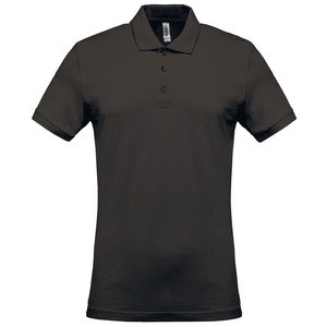 Kariban K254 - Men's short-sleeved piqué polo shirt Dark Grey