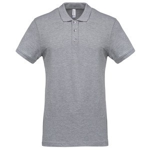 Kariban K254 - Men's short-sleeved piqué polo shirt Oxford Grey