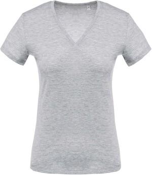 Kariban K390 - Ladies short-sleeved V-neck T-shirt