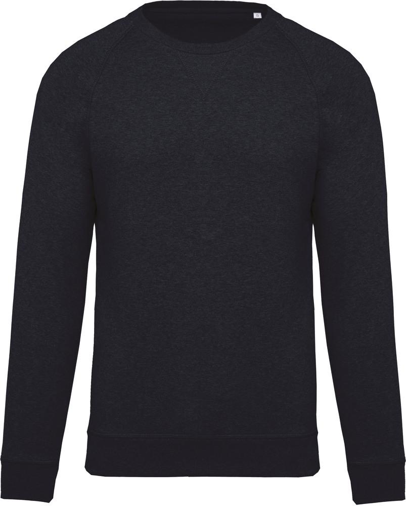 Kariban K480 - Men's organic round neck sweatshirt with raglan sleeves