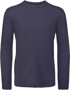 B&C CGTM070 - Men's Inspire Organic Long Sleeve T-Shirt Urban Navy