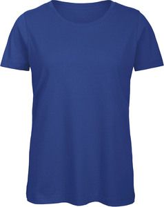B&C CGTW043 - Women's Organic Inspire round neck T-shirt Royal Blue