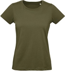 B&C CGTW049 - Inspire Plus women's organic t-shirt Urban Khaki