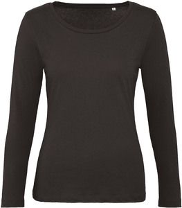 B&C CGTW071 - Women's Inspire Organic Long Sleeve T-Shirt Black