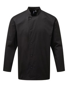 Premier PR901 - "Essential" long-sleeved chef's jacket Black