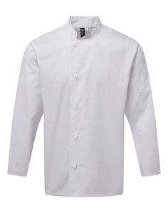 Premier PR901 - "Essential" long-sleeved chef's jacket White