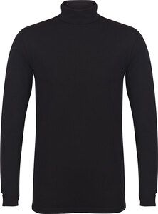 Skinnifit SFM125 - Men's turtleneck feel good t-shirt Black