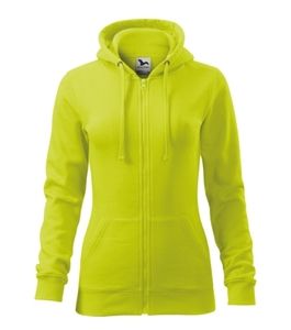 Malfini 411 - Trendy Zipper Sweatshirt Ladies Lime
