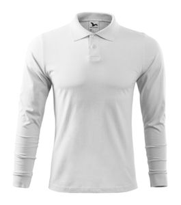Malfini 211 - Single J. LS Polo Shirt Gents White