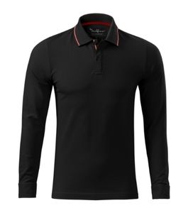 Malfini Premium 258 - Contrast Stripe LS Polo Shirt Gents