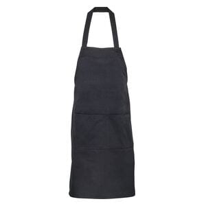 SOL'S 03569 - Gamma Bib Apron With Pockets Black