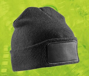 Result RC927X - Recycled acrylic beanie Black