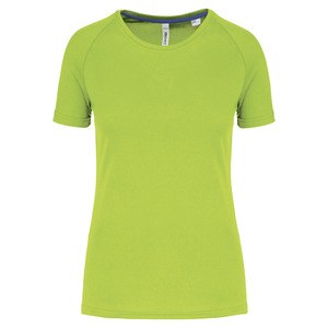 PROACT PA4013 - Ladies' recycled round neck sports T-shirt Lime