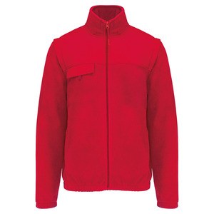 WK. Designed To Work WK9105 - Fleece jacket with removable sleeves Red