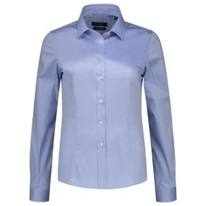 Tricorp T24 - Fitted Stretch Blouse Shirt women’s Pool Blue