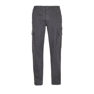 SOL'S 03820 - Docker Men's Stretch Trousers Dark Grey