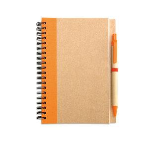 GiftRetail IT3775 - SONORA PLUS B6 recycled notebook with pen