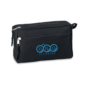 GiftRetail MO6155 - BETTER & SMART 600D RPET toilet bag Black