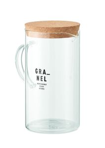 GiftRetail MO6293 - OSNA BOLD Borosilicate glass decanter 1L Transparent