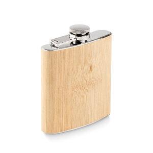 GiftRetail MO6356 - HIPHIP Bamboo slim hip flask 175ml