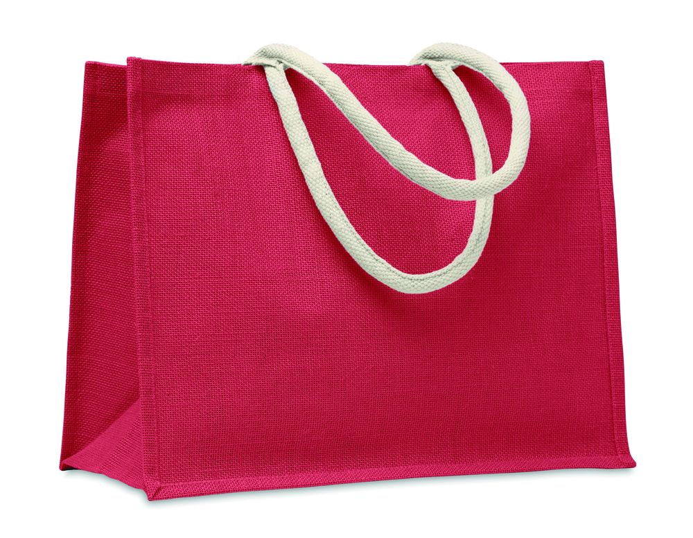 GiftRetail MO6443 - AURA Jute bag with cotton handle