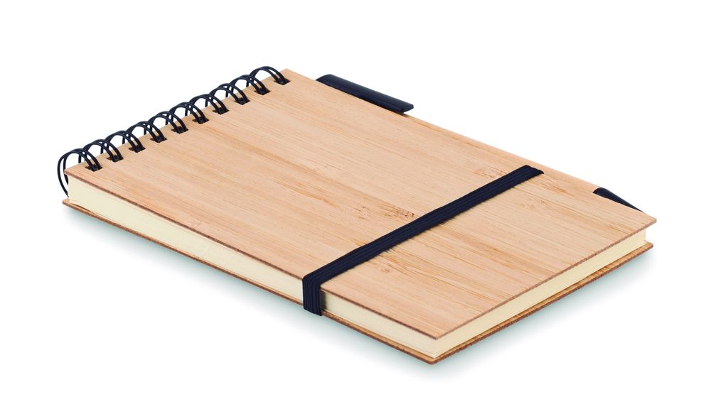 GiftRetail MO6528 - A6 notepad set in bamboo