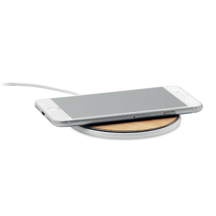 GiftRetail MO6563 - DESPAD + wireless charger 10W in bamboo