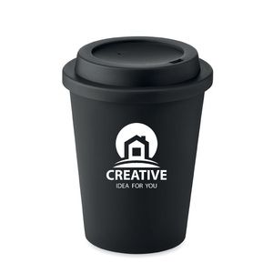 GiftRetail MO6582 - Double wall cup PP 300 ml Black