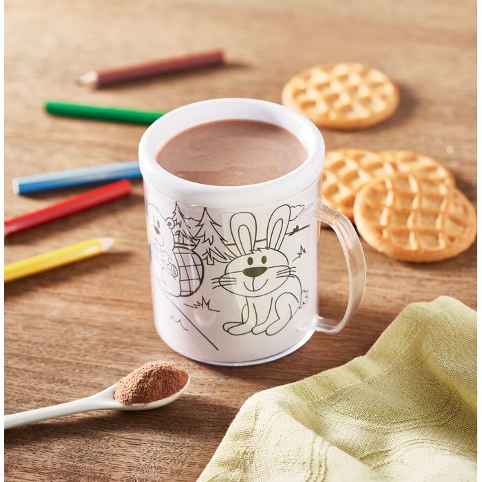 GiftRetail MO6584 - PAINTY Colouring mug 280 ml