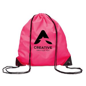 GiftRetail MO7208 - SHOOP 190T Polyester drawstring bag Fuchsia