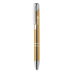 GiftRetail MO8893 - BERN Push button aluminium pen Gold