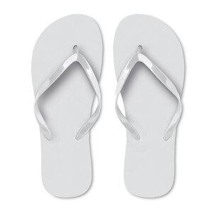 GiftRetail MO9082-M - HONOLULU EVA beach slippers size M White