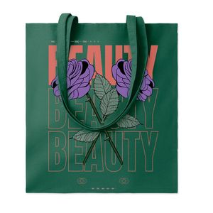 GiftRetail MO9268 - COTTONEL COLOUR + 140gr/m² cotton shopping bag Dark Green