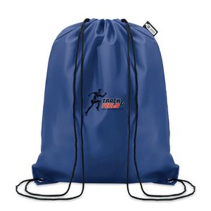 GiftRetail MO9440 - SHOOPPET 190T RPET drawstring bag Blue
