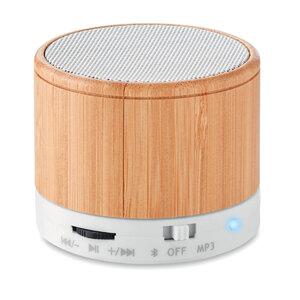 GiftRetail MO9608 - Wireless speaker in bamboo