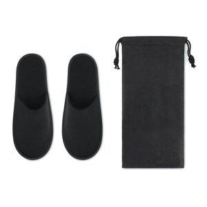 GiftRetail MO9782 - FLIP FLAP Pair of slippers in pouch