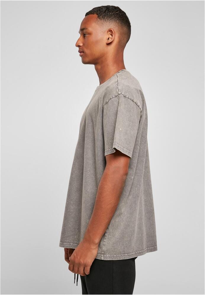 Build Your Brand BY189C - Acid Washed Heavy Oversized Tee