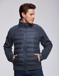 Mustaghata ALPHA - Hybrid Softshell-Down Jacket Navy